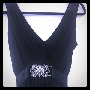 Beautiful black party dress, UK size 10, US 6